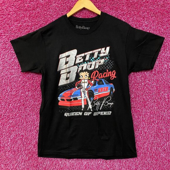Betty Boop Racing Queen of Speed T-Shirt XL - Picture 1 of 4